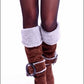 Buckle Women Knee High Boots Winter Artificial Suede High Heels Shoes Woman  3345