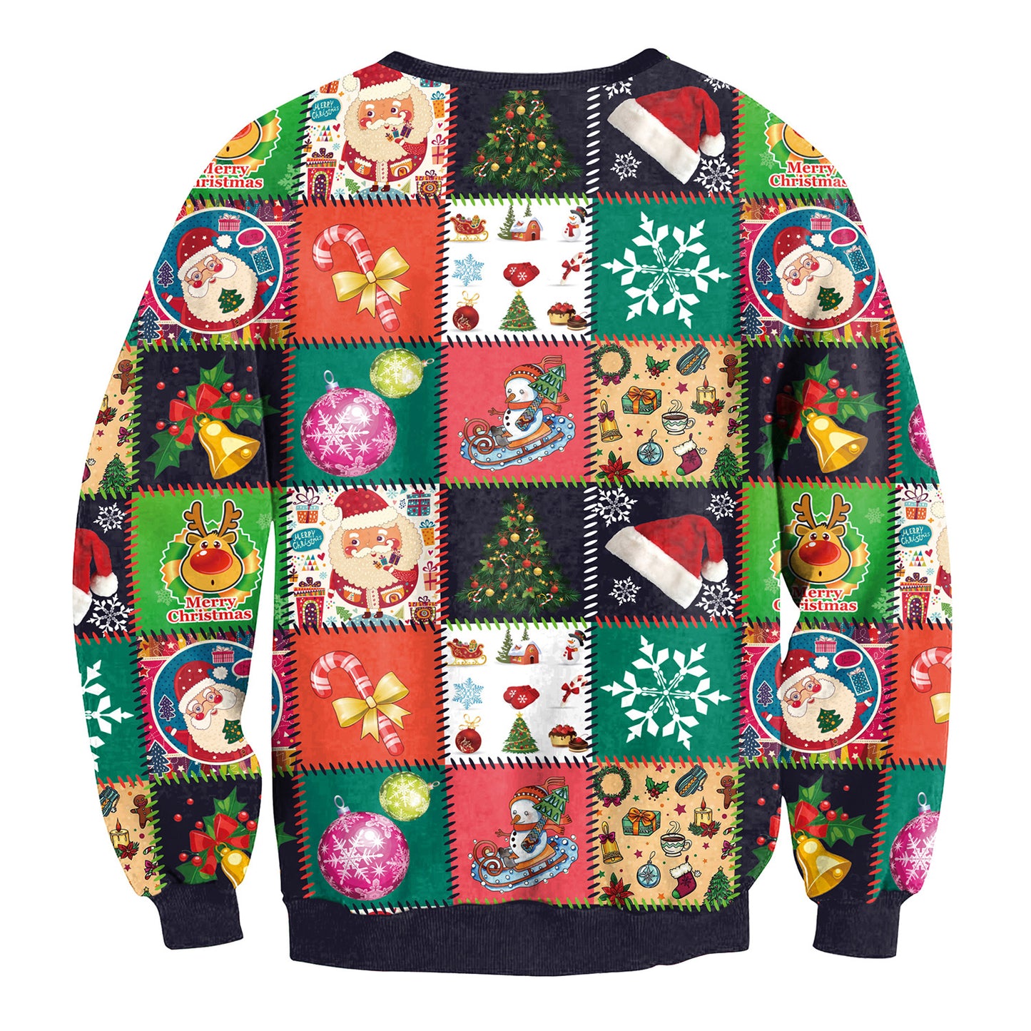 Christmas Gift Print Couple Sweater