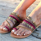 Women Summer Beach Sandals Flats Slides Shoes