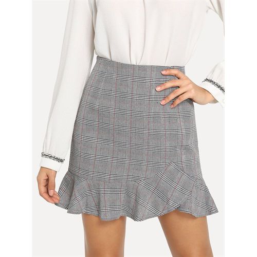 All-matched Flounce Daily High Waist Women Skirts