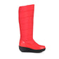 Ladies Rhinestone Wedge Heel Winter Down Tall Boots