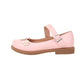 Ladies Solid Color Round Toe Flora Flat Many Jane Shoes