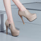 Sequins Stiletto Heel Platform Ankle Boots for Women