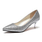 Ladies Glitter High Heel Pumps Wedding Shoes