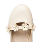 Ladies Round Toe Shallow Flowers Flats Shoes