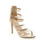 Ladies Glossy Roman Style Stiletto High Heel Sandals