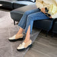 Ladies Solid Color Tassel Platform Slip on Flats Shoes