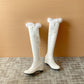 Lace Fur Inside Heighten Wedge Heel Over-The-Knee Boots for Women