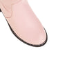 Bow Tie Fur Side Zippers Inside Heighten Block Heel Knee-High Boots for Women
