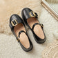 Ladies Lolita Pu Leather Round Toe Buckle Straps Mary Janes Shoes