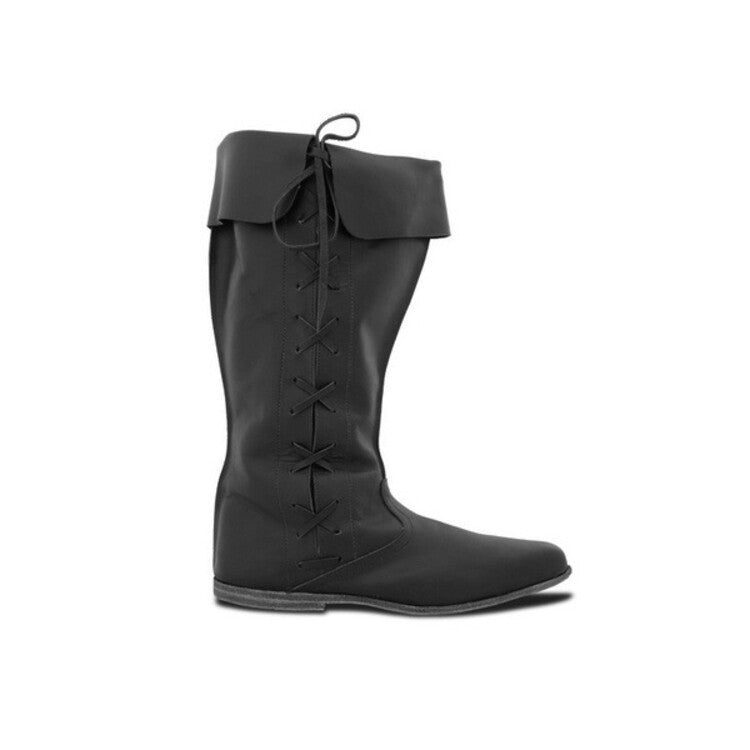 Crossed Tied Straps Fold Mid Calf Boots for Women
