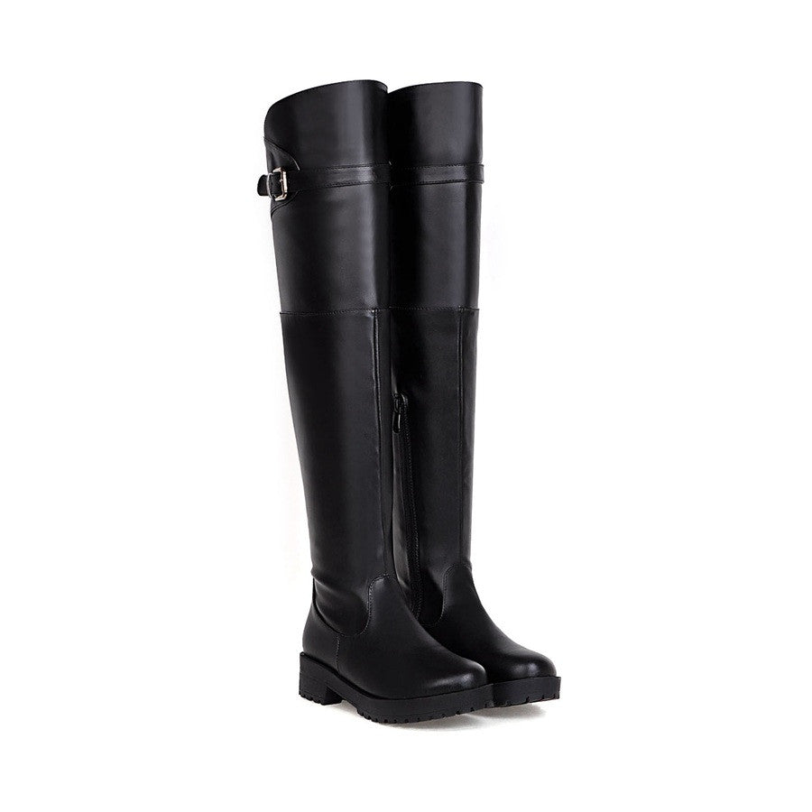 Black Knee High Boots Women Shoes Fall|Winter 8291