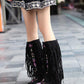 Over the Knee Boots High Heels Pu Leather Women Shoes