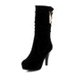 Mid Calf Boots High Heels Women Shoes Fall|Winter 2161