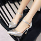 Party Sandals Pumps Spike High-heeled Shoes Woman