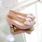 Rhinestone Bow Pumps High Heels Sequined Shoes Woman