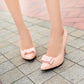 Sexy Stiletto Heel Bow Pumps Platform High Heels Women Shoes 4633