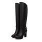 Women Pu Leather Buckle Over the Knee Boots High Heels 7285
