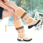 Thigh High Boots 12CM High Heels Back Straps Women Shoes