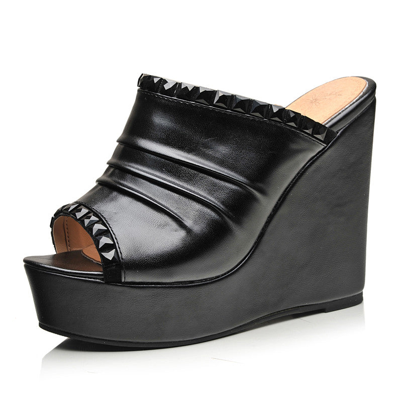Rhinestone-Women-Wedges-Platform-Slipper-Shoes 1692