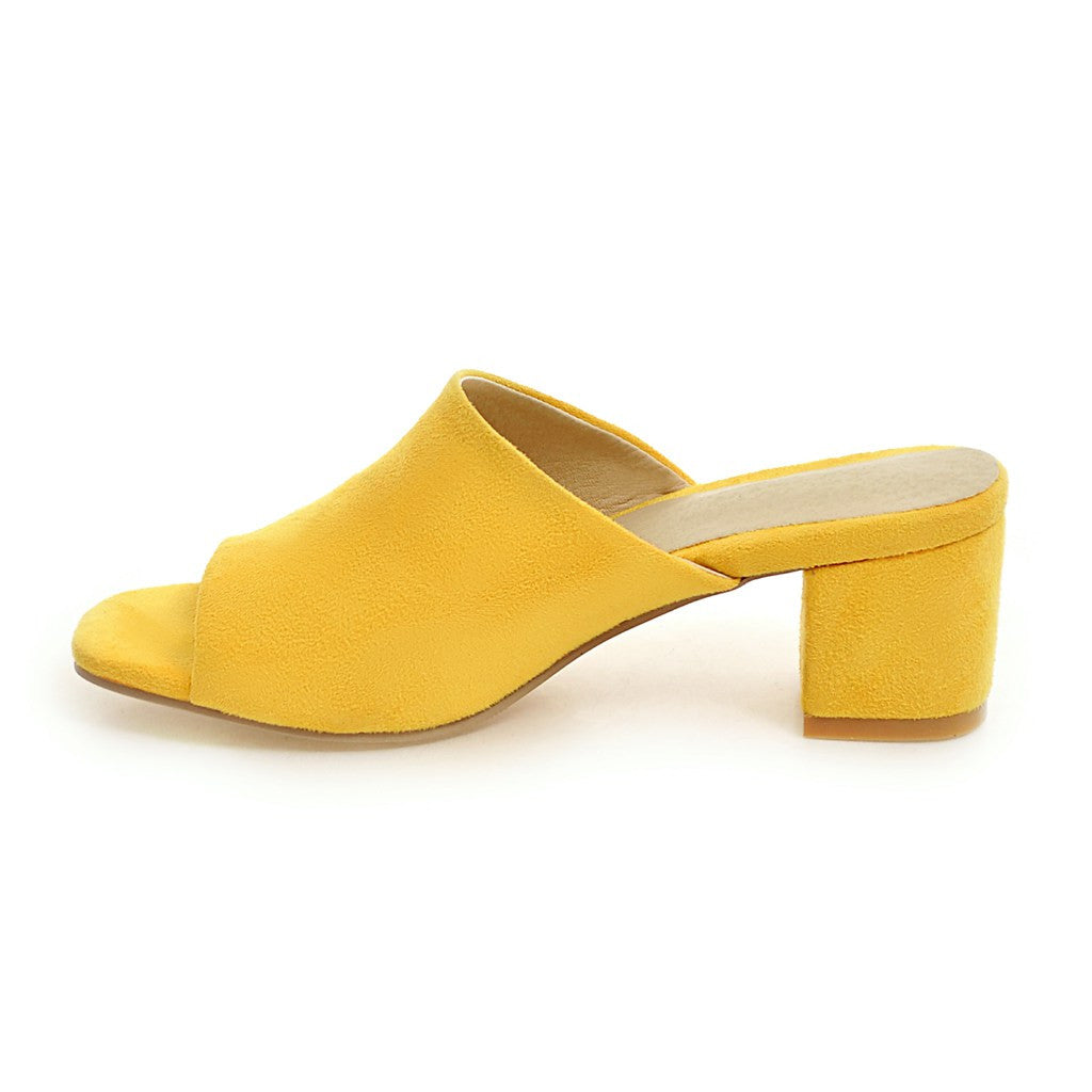 Candy Colors Chunky Slides Sandals 5585 – Shoeu
