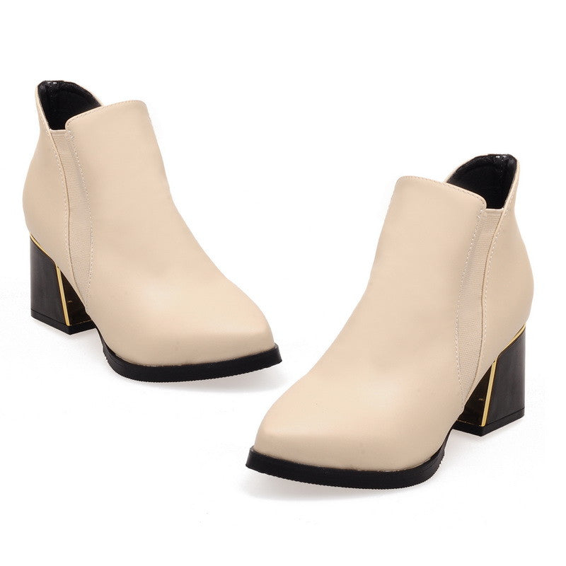 Pointed Toe Ankle Boots Women Shoes Fall|Winter 11191501