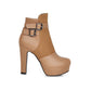 Buckle Ankle Boots High Heels Women Shoes Fall|Winter