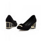 Women Pumps High Heels Thick Heeled Dress Shoes Woman 3408