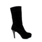Rhinestone Mid Calf Boots Women High Heels Shoes Fall|Winter 1856