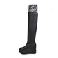 Lace Knee High Boots Platform Women Shoes Fall|Winter 7955