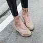 Women's Cross-strap Hollow Wedges Sandals