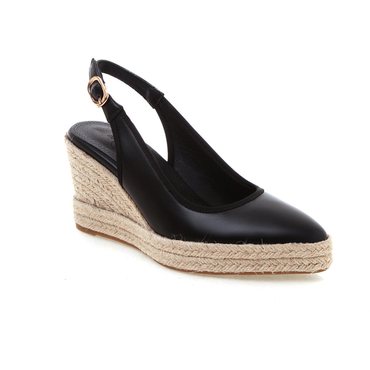 Women's Pointed Toe Slingbacks Platform Wedge Sandals