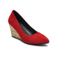 Slope-heeled High-heeled Shallow-mouth Size 33-43 Wedges Shoes Women