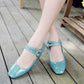 Square Head High Heel Shallow Mouth Women Pumps