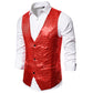 Sequined Men's Vest With Bowtie Performance Clothing