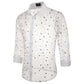 Men's Style Lace Transparent Style Snowflake Turndown Long Sleeves Shirts