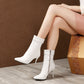 Women's High Heel Pointed Short Boots