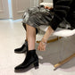 Women's Patent Leather Ankle Boots