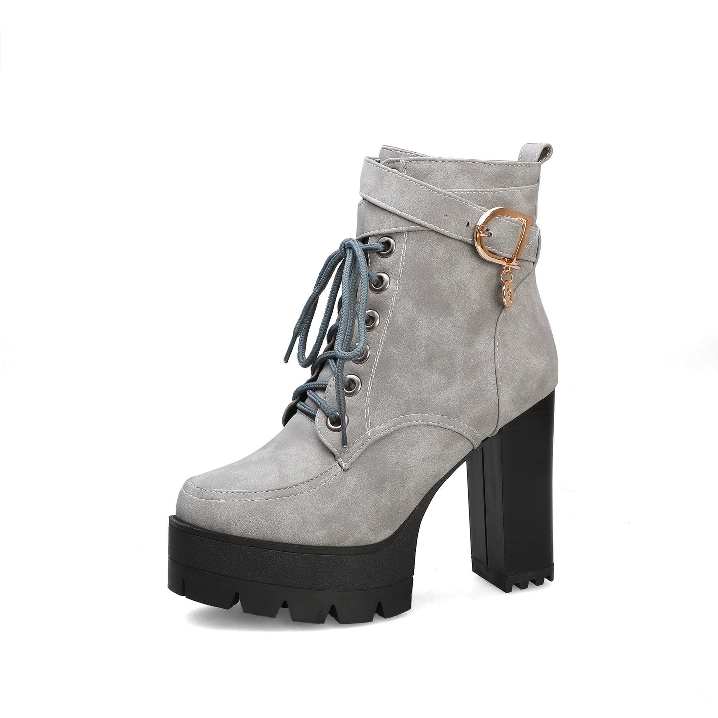 Women's platform heeled Short Boots