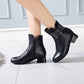 Women's Bow Low Heeled Short Boots