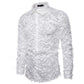 Men's Manual Solid Feather Specialty Turndown Long Sleeves Shirts
