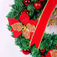 40cm Bow New Year Christmas Wreath Door Drop Room Ornaments Decor