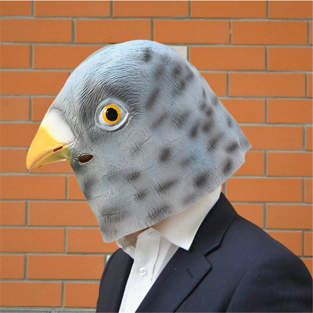 Pigeon Latex Mask for Halloween Masquerade Party