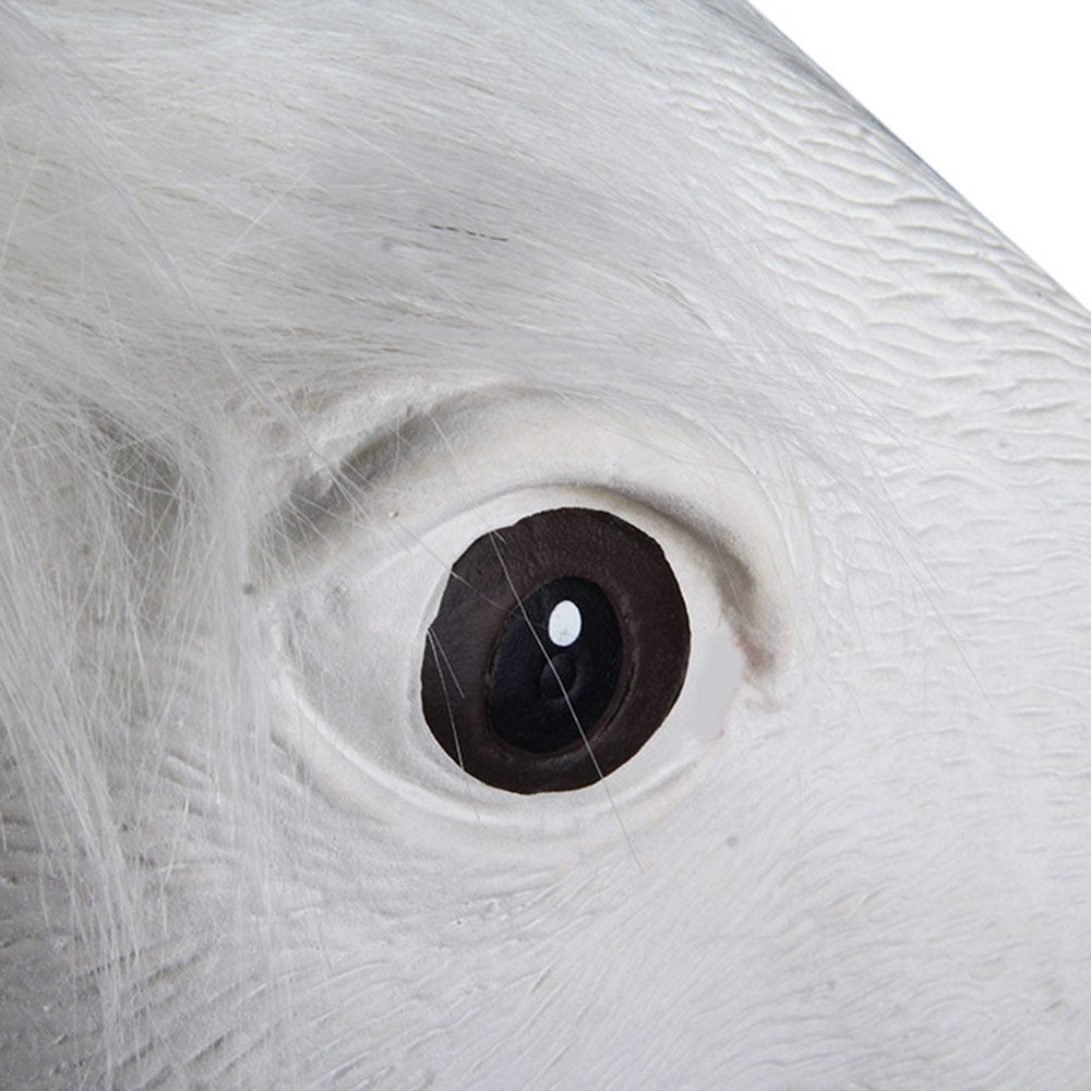 Horse Head Latex Mask for Halloween Masquerade Parties Cosplay Gadget