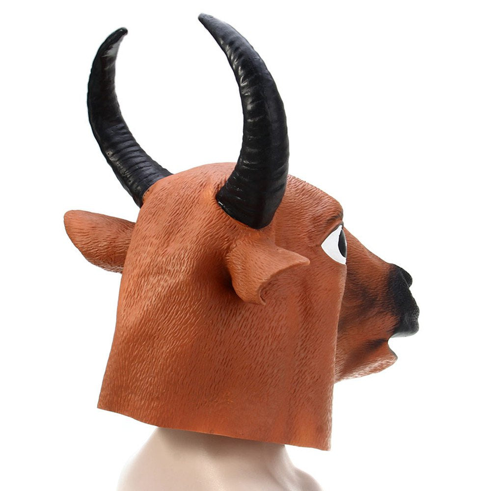 Buffalo Halloween Latex Mask for Masquerade Parties