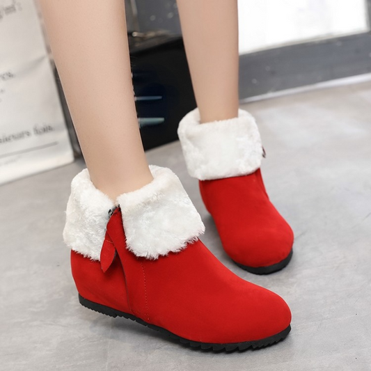 Women Wedges Heel Snow Boots