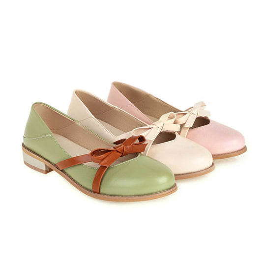 Women Knot Flats Mary Jane Shoes