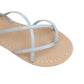 Women Flip Flops Round Toe Ankle Strap Flat Sandals