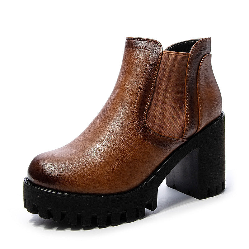 Ankle Boots High Heels Women Platform Shoes Fall|Winter 9477