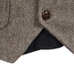 Men's Woollen Double Pocket Single Breasted Tough Guy Suit Vest